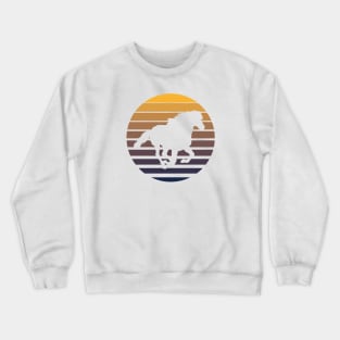 RETRO HORSE Crewneck Sweatshirt